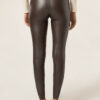 Faux Leather Thermal Leggings