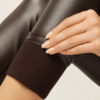 Faux Leather Thermal Leggings
