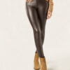Faux Leather Thermal Leggings