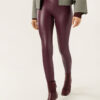 Faux Leather Thermal Leggings