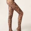 Floral Fishnet Tights