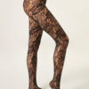 Floral Fishnet Tights