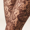 Floral Fishnet Tights