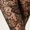 Floral Fishnet Tights