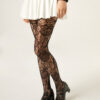 Floral Fishnet Tights