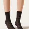 Floral Motif Socks Floral Motif Socks