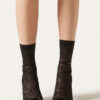 Floral Motif Socks Floral Motif Socks