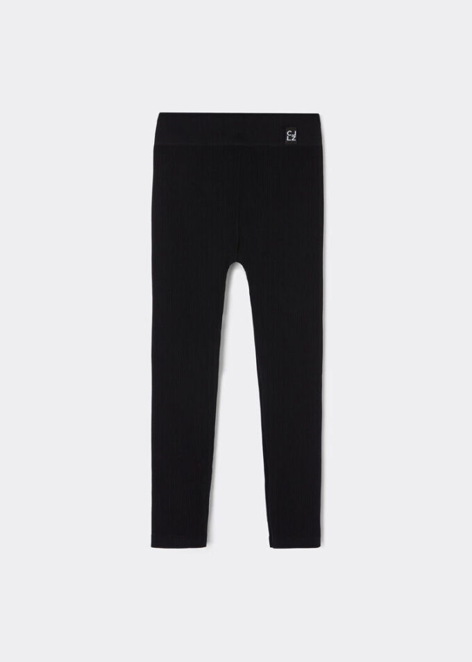 Girls’ Ribbed Leggings
