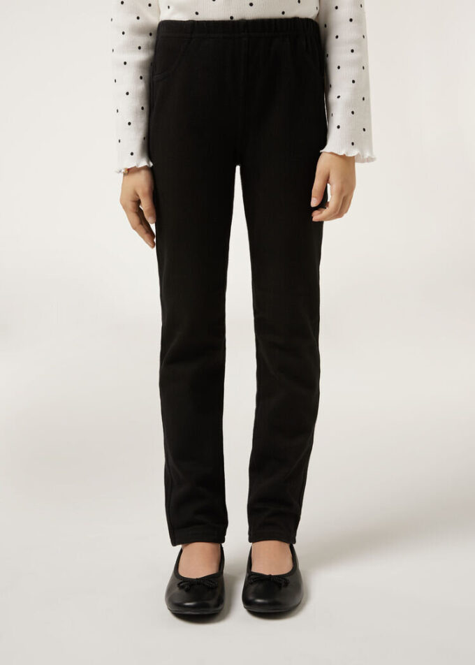 Girls’ Thermal Denim Leggings