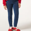 Girls’ Thermal Denim Leggings