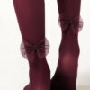 Girls’ Tights with Bow
