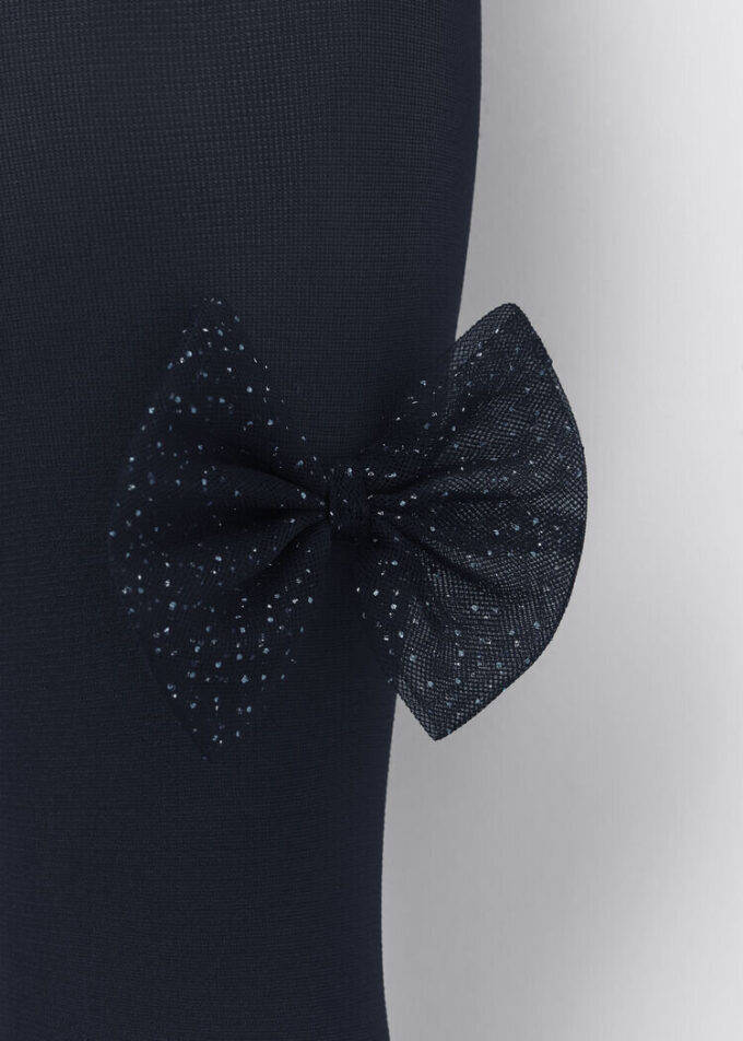 Girls’ Tights with Bow
