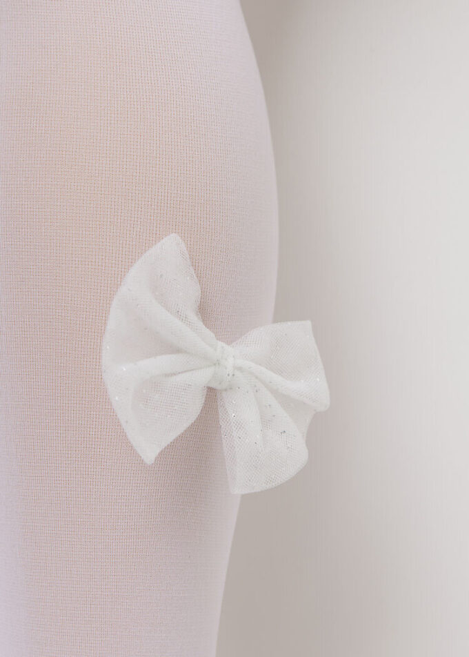 Girls’ Tights with Bow