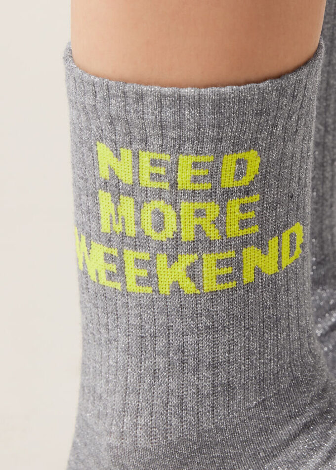 Glitter Message Socks