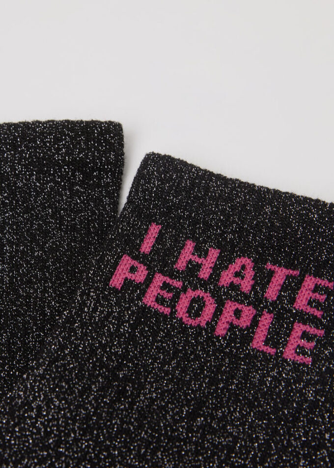 Glitter Message Socks
