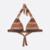 Golden Chevron Padded Triangle Swimsuit Top Golden Chevron Padded Triangle Swimsuit Top