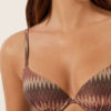 Golden Chevron Push up Swimsuit Top Golden Chevron Push up Swimsuit Top