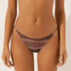 Golden Chevron Thong Swimsuit Bottoms Golden Chevron Thong Swimsuit Bottoms