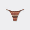 Golden Chevron Thong Swimsuit Bottoms Golden Chevron Thong Swimsuit Bottoms