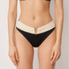 High-Rise Swimsuit Bottom Elegant Bicolor High-Rise Swimsuit Bottom Elegant Bicolor