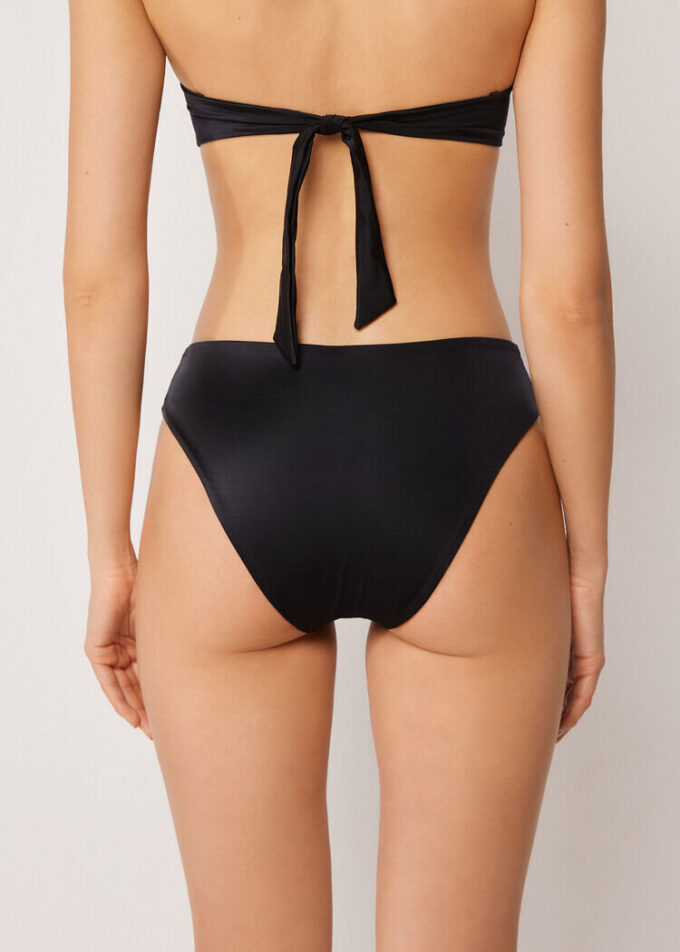 High-Rise Swimsuit Bottom Elegant Bicolor High-Rise Swimsuit Bottom Elegant Bicolor