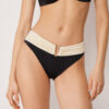 High-Rise Swimsuit Bottom Elegant Bicolor High-Rise Swimsuit Bottom Elegant Bicolor