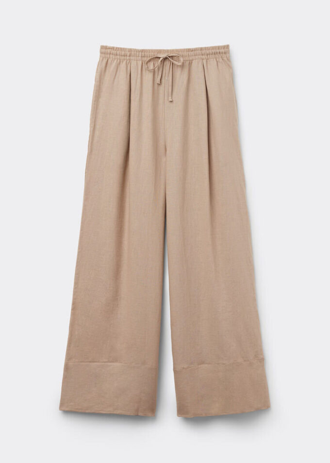 Linen and Viscose Palazzo Pants Linen and Viscose Palazzo Pants