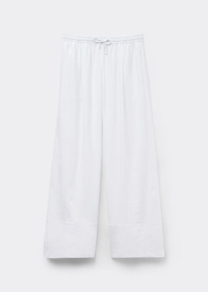 Linen and Viscose Palazzo Pants Linen and Viscose Palazzo Pants