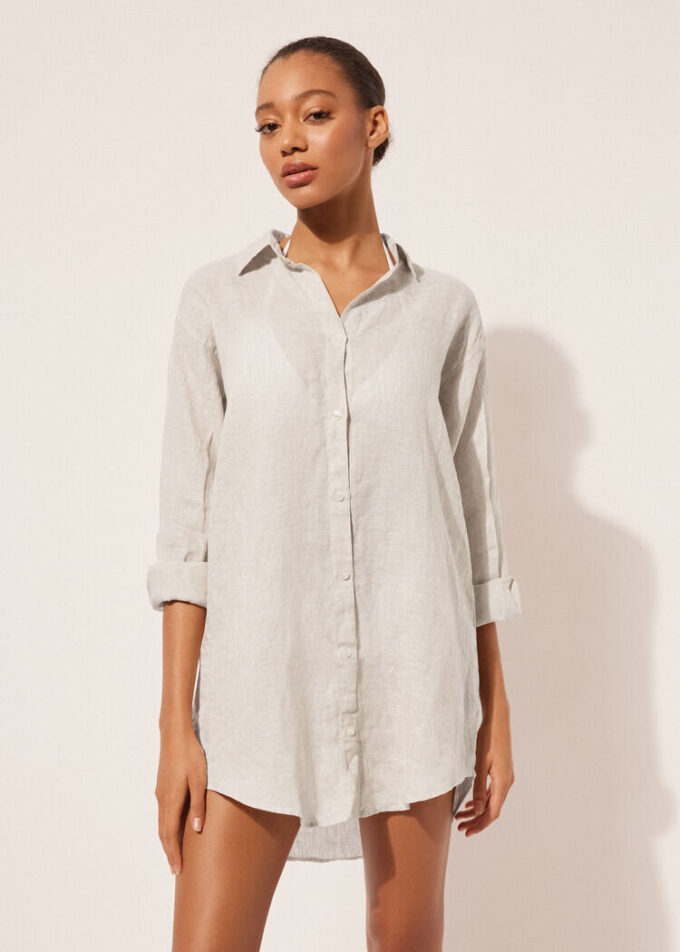 Linen Shirtdress Linen Shirtdress