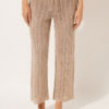 Long Crocheted Lamé Pants