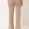 Long Crocheted Lamé Pants