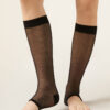 Long Open Toe Socks