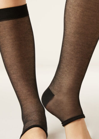 Long Open Toe Socks