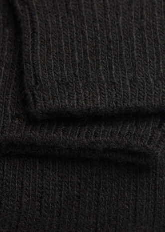 Long Ribbed Wool and Cashmere Socks