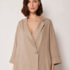 Loose Fit Blazer with Linen Loose Fit Blazer with Linen