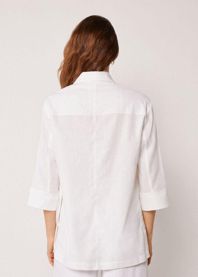 Loose Fit Blazer with Linen Loose Fit Blazer with Linen