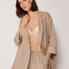 Loose Fit Blazer with Linen Loose Fit Blazer with Linen