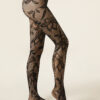 Macro Floral Lace Tights Macro Floral Lace Tights