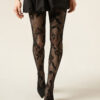 Macro Floral Lace Tights Macro Floral Lace Tights