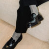 Men’s Lisle Thread Ribbed Long Socks