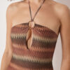 One Piece Swimsuit Golden Chevron One Piece Swimsuit Golden Chevron