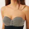 One-Piece Swimsuit Golden Stripes