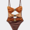 One Piece Swimsuit Sunset Shades