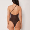 One-Shoulder Swimsuit Metallic Glow