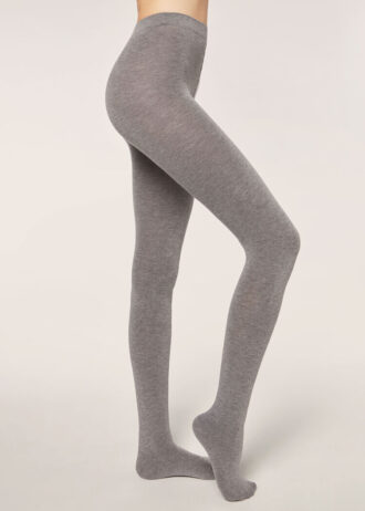 Opaque Matte Cashmere and Modal Tights