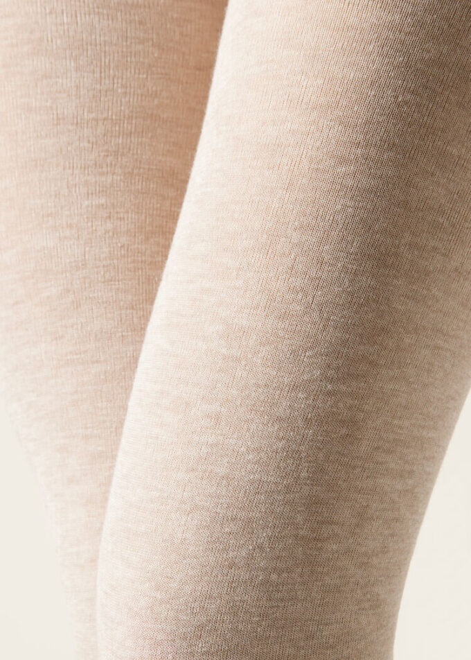Opaque Matte Cashmere and Modal Tights