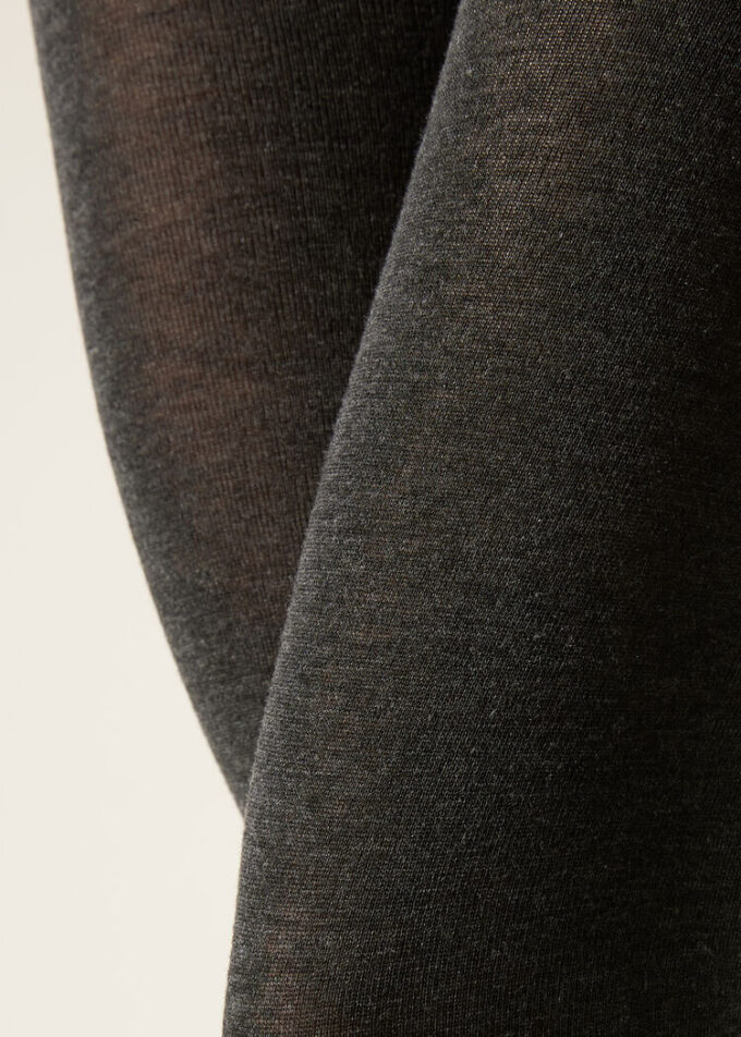 Opaque Matte Cashmere and Modal Tights