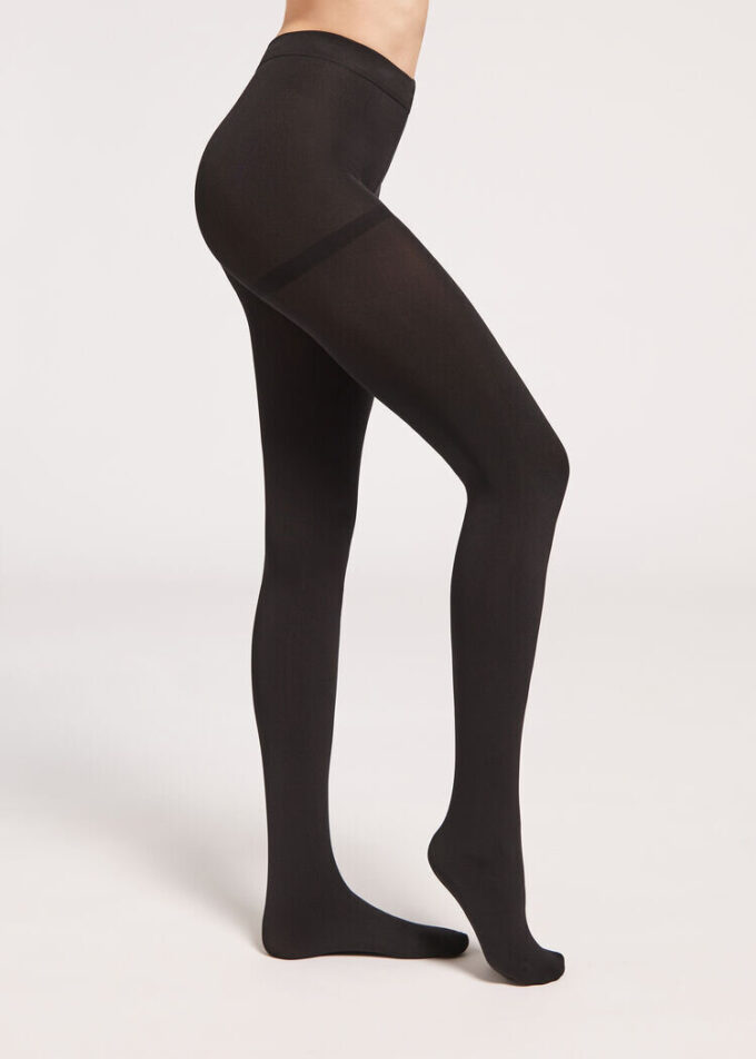 Opaque Matte Thermal Tights