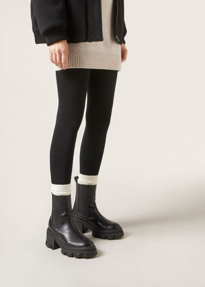 Opaque Matte Thermal Tights