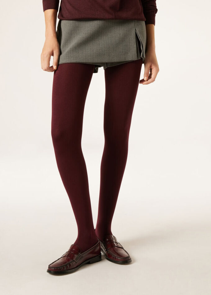 Opaque Matte Thermal Tights